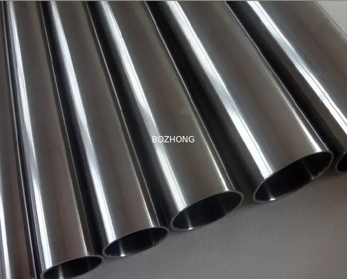 430 Stainless Steel Welded Pipe , SS Polished Pipe 0.2-10.0mm Wall Thickness